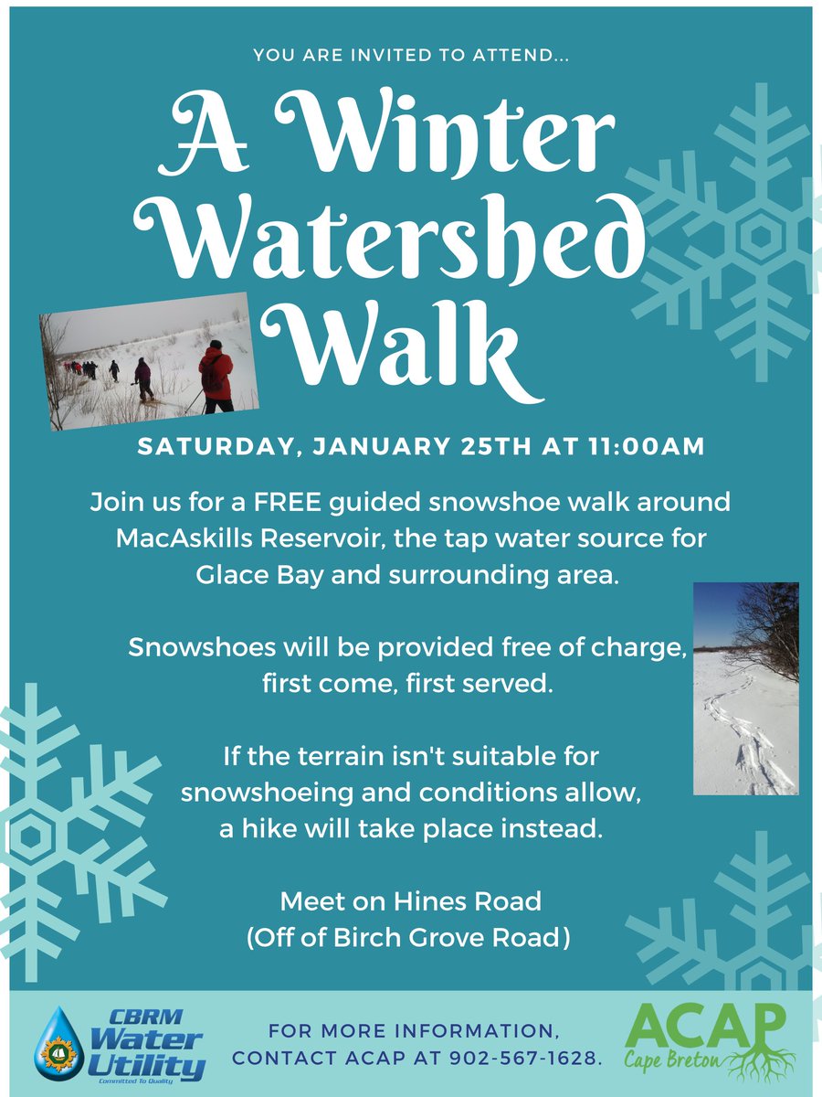 Watershed Walk Saturday Jan. 25!