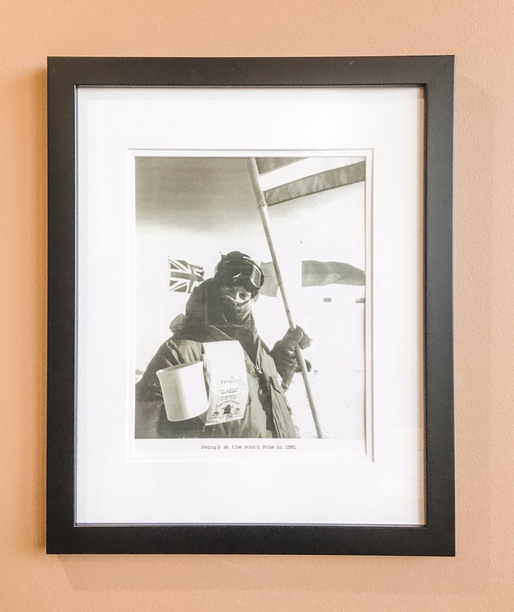 SwingsCoffee's tweet photo. This photograph of Swings Coffee at the South Pole is just another bit of our history of providing reliably good coffee you donโt want to live without ๐ธ-1995 #specialtycoffeeroaster #specialtycoffee #coffeeroaster #dccoffee #bythings #walkwithlocals #snapdc #igdc #swingscoffee https://t.co/QkNISc5Fyb