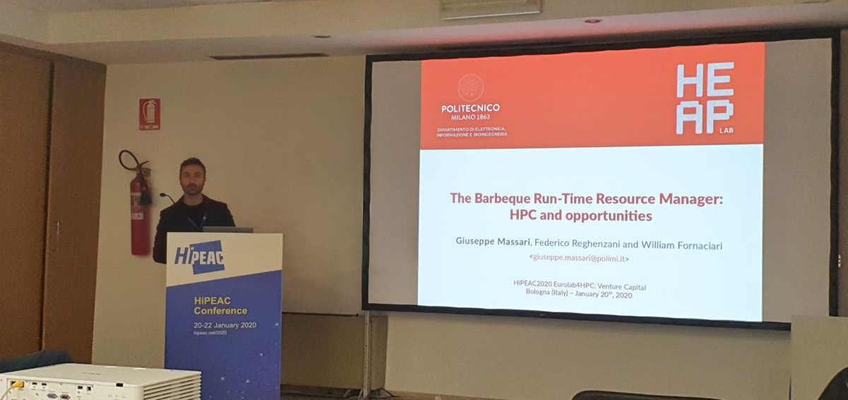 heap_lab's tweet image. 💡Come and meet us at #HiPEAC20 ! Some #business prototyping projects, "The BarbequeRTRM" and "GreenHLS", have already been presented at the "Eurolab4HPC: Venture Capital workshop". More talks to come! #PROTOTYPE @jumanix @polimi