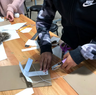 ryecountryday's tweet image. More photos of #Math 7 #PreAlgebra #PullUpNets! Students really enjoyed working with their hands in order to &quot;pull&quot; it all together!

#RCDSClassroomCandids
#mathchat #makerspace
#papercraft