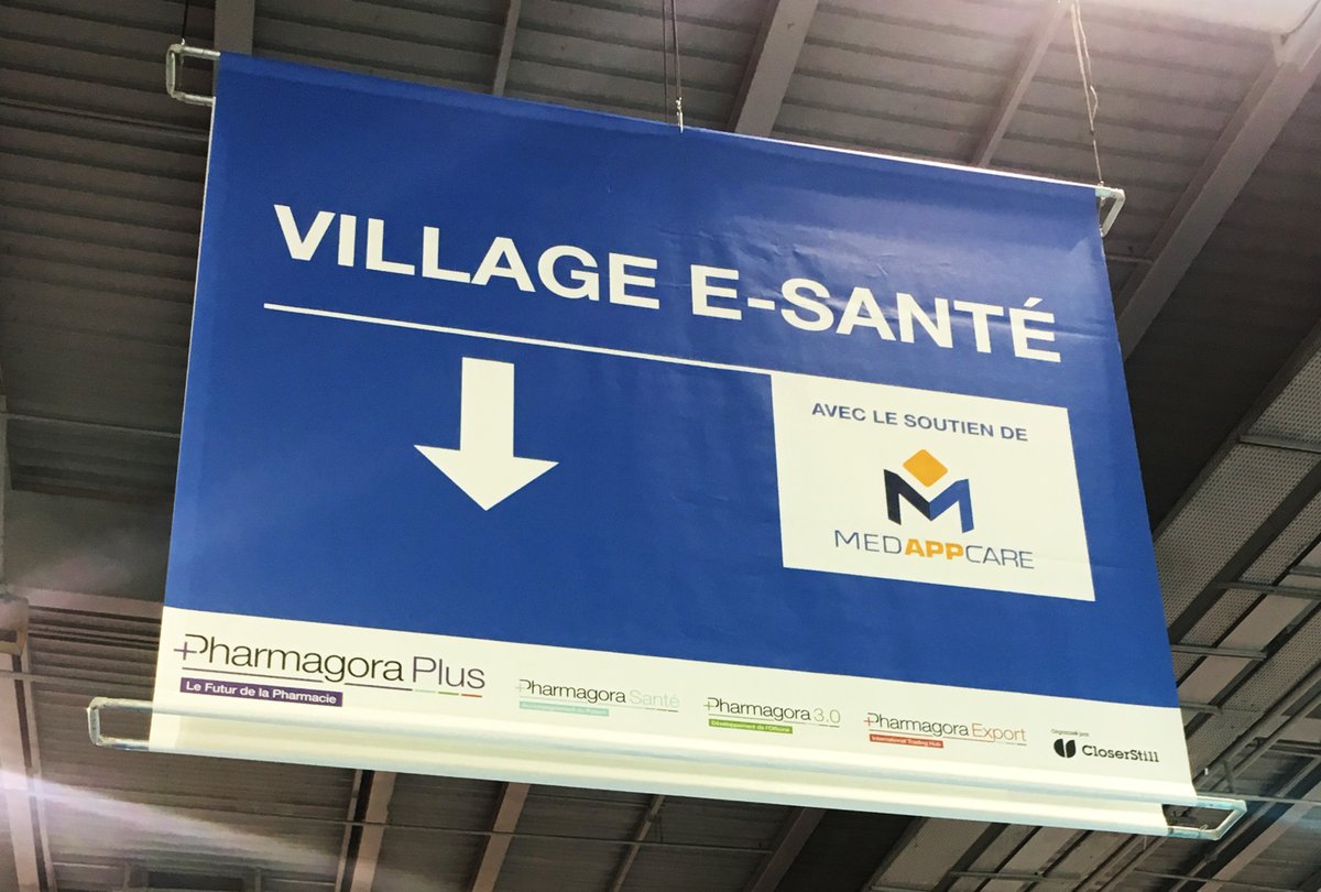 Vous êtes une start-up évoluant dans la esanté et la pharmacie ? Réservez dès maintenant votre emplacement sur le Village esanté de #PharmagoraPlus avec #Medappcare comme partenaire pédagogique. bit.ly/2NJsduS
#hcsmeufr #esante #pharmacie #innovation #Digital