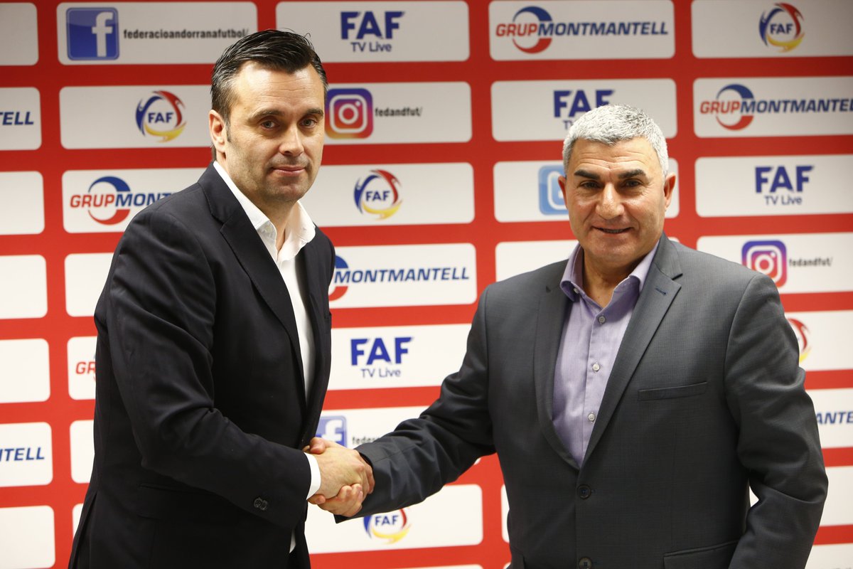 Fedandfut's tweet photo. 🇦🇩🇦🇩🇦🇩 Koldo i el seu staff renoven dos anys més al capdavant de la Selecció Absoluta 🇦🇩🇦🇩🇦🇩

Més informació, de seguida! https://t.co/MyTgW34xV5