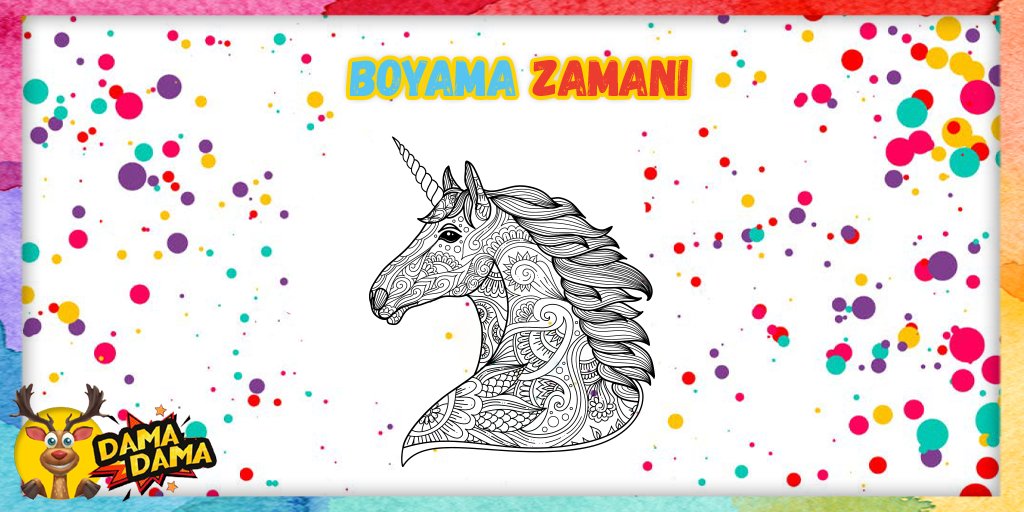 Haydi çocuklar boyama zamanı! Dama Dama Dergilerimizin boyama kısmını birlikte renklendirelim.