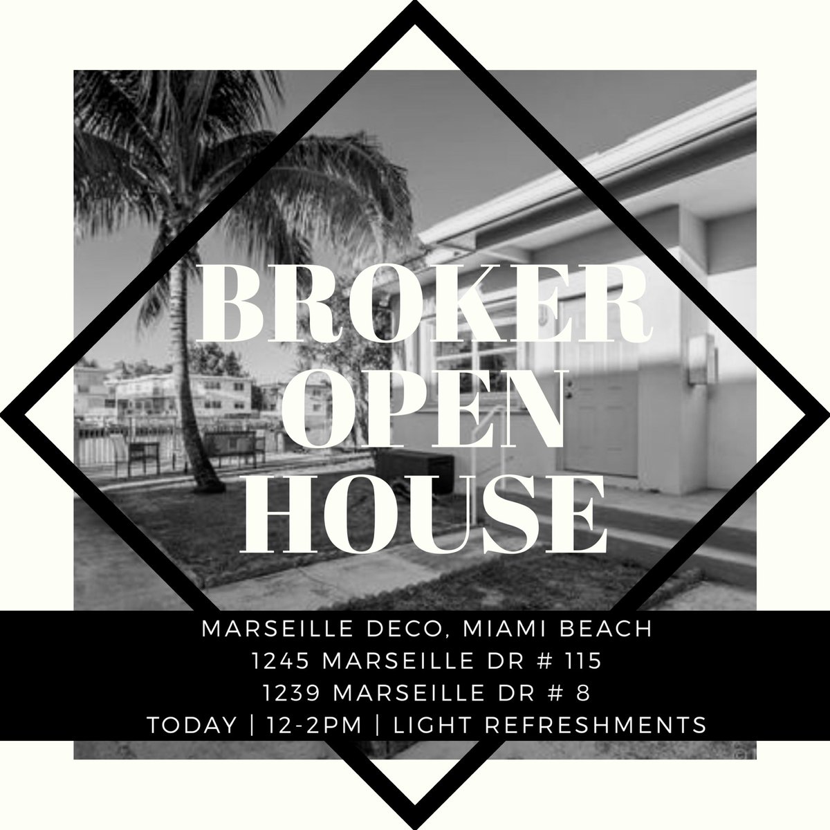 Doris305_'s tweet photo. Broker Open House,Today,12-2pm
Come by to see our latest new listings 🏖. For more info just 🤙😎
#CompassSF #MiamiBeachOpenHouse #BrokerOpen #normandyisle #marseilledeco #normandyfountain #beachcondos #miamirealtor #compassmiamibeach #SassevilleTeam #Doris305 https://t.co/2rLt6YuWd5