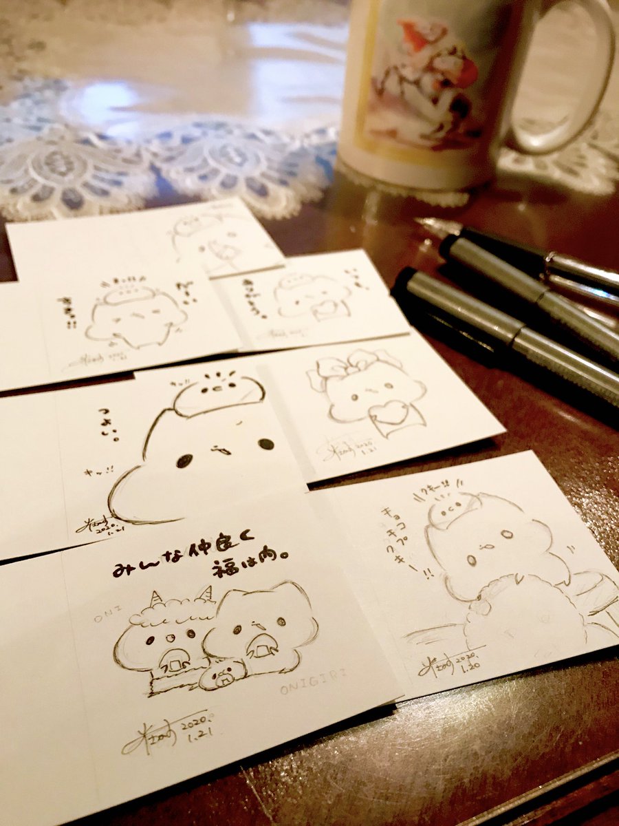 ミニ原画…っ描いてます…!!ねこ休み展用の…!
#ましまろう
#ねこ休み展 