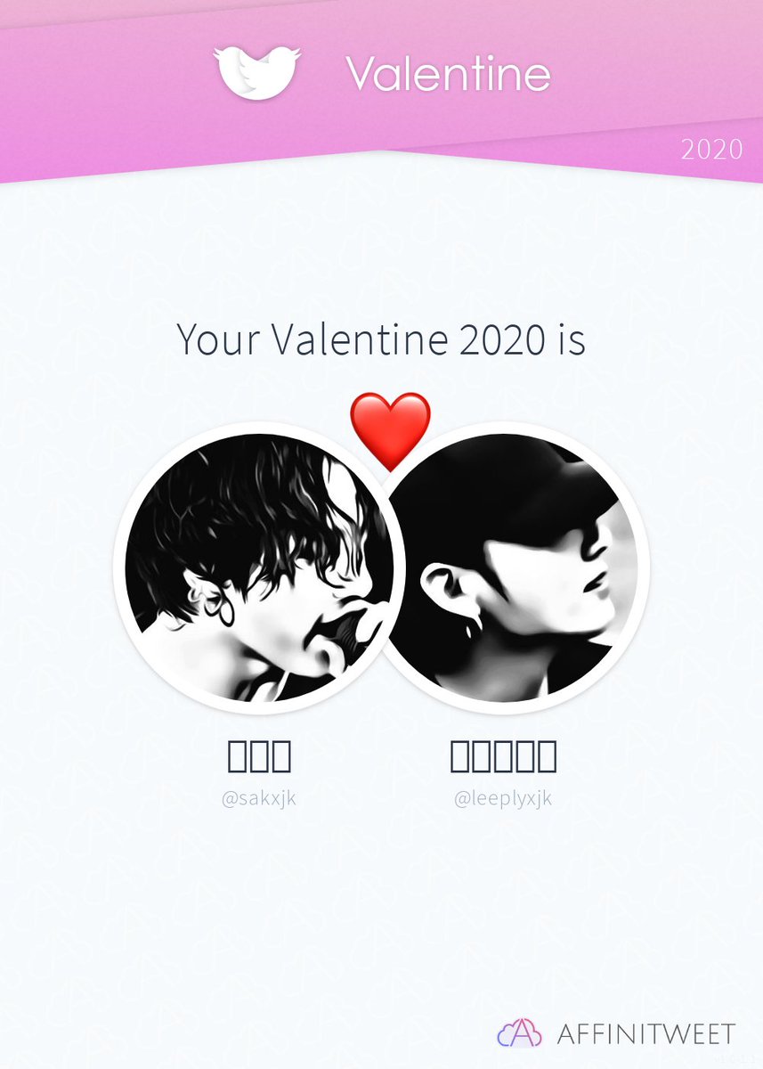 sakxjk's tweet photo. #Affinitweet Valentine
This year you're mine leeplyxjk! ❤️
And you, whom will be yours?
via https://t.co/8myi4SvIIz https://t.co/G5qwKmPOEt