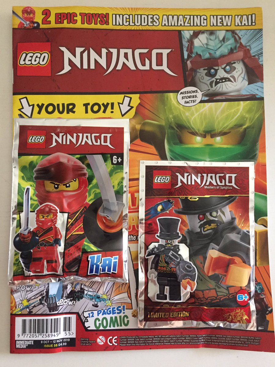 BlueWolfNinja5's tweet photo. Hey everyone. I got this LEGO Ninjago magazine today! It’s been forever since I’ve gotten one. The last one I got was in 2017! It’s been forever lol. A bonus as well since Kai is my fav ninja #LEGO #LegoNinjago #Ninjago #NinjagoKai #MasterofFire https://t.co/P5b1w2Lm0f