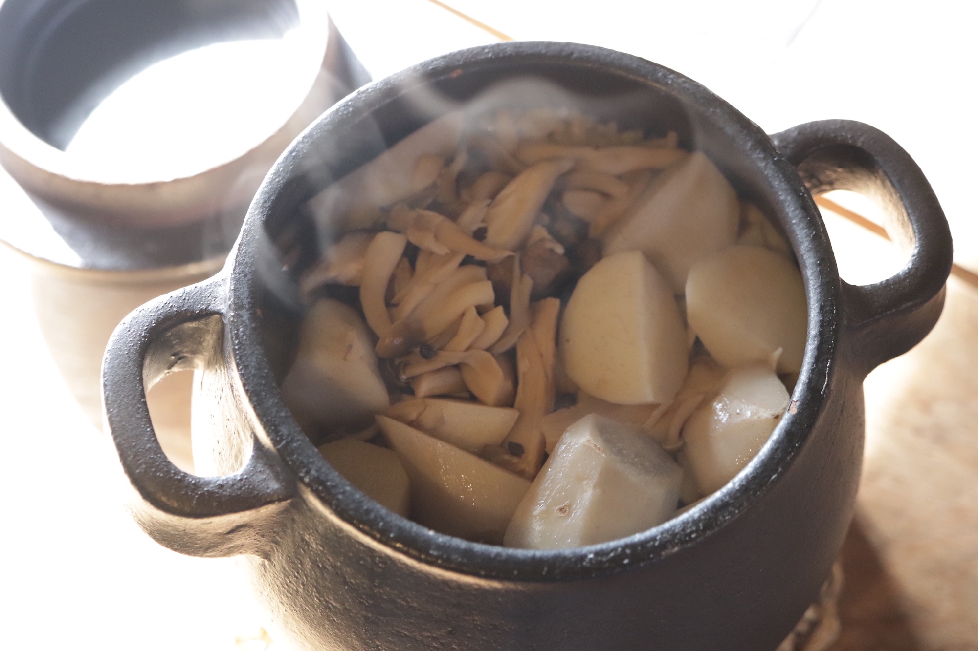 作家もの　小谷田潤　耐熱土鍋　ご飯鍋　丸鍋　黒色 m16810747718_1.jpg?1650356962