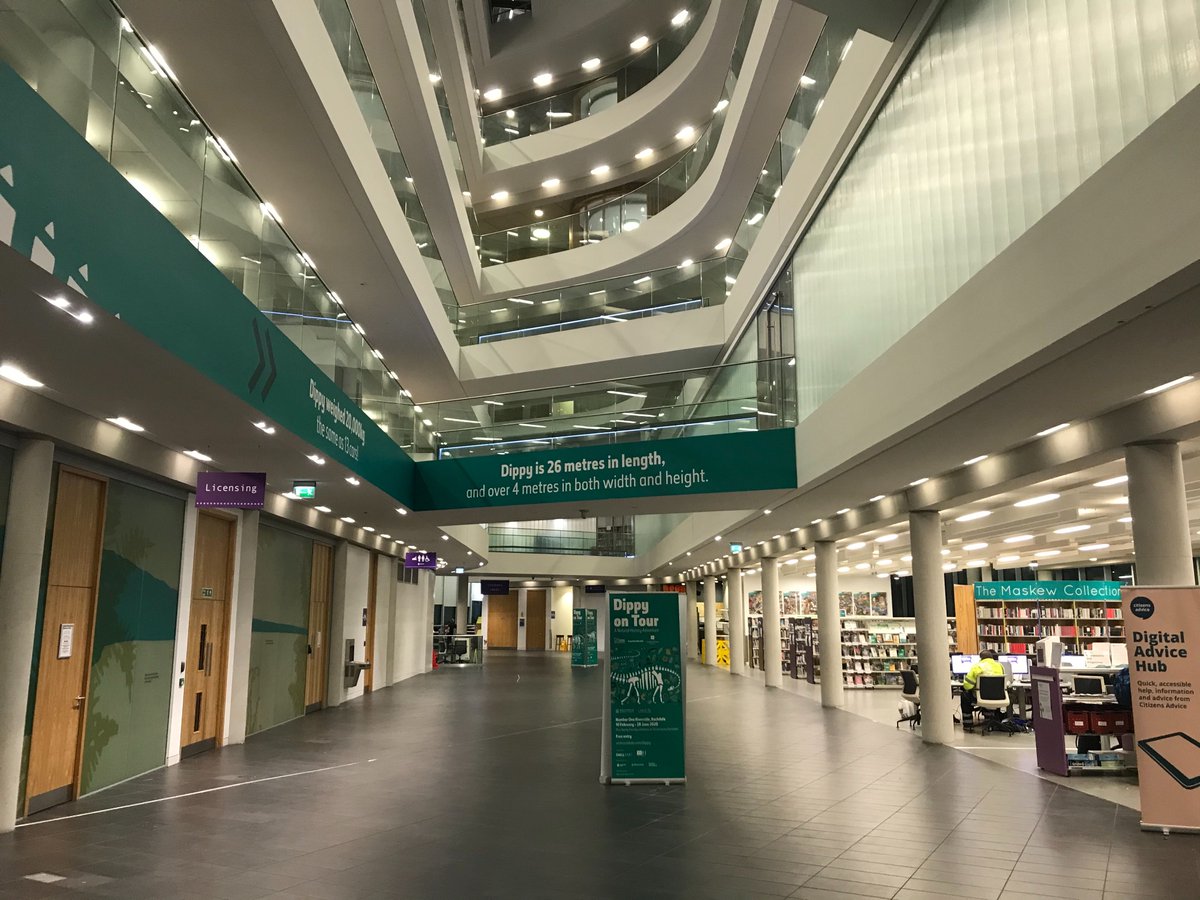 creativecore_uk's tweet photo. #TeamCore are on-site this week at #NumberOneRiverside #Rochdale preparing for a very special visitor...🦕 #DippyOnTour @RochdaleCouncil @Touchstones @Link4Life @DippyOnTour @NHM_London https://t.co/svm8QMJA9y