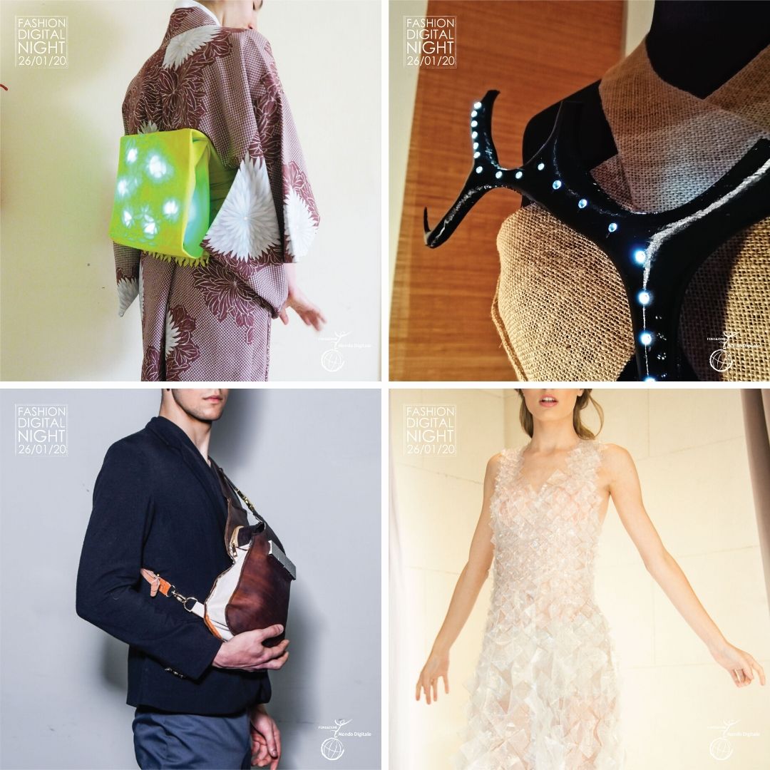 fmdigitale's tweet photo. #FashionDigitalNight @ALTAROMA
Nuovi progetti #DigitalFab #WearableTech #BioMaterial: Heart Beat | Black Botanical Garden | DressCoders | Geison | Obitech | Light Forward | Crystal dress | BT Shoulder Bag #ABANA @fablabfrosinone @fabricademy #dresscoders @biotico_eco @fablabesan https://t.co/CE69LpcuQJ