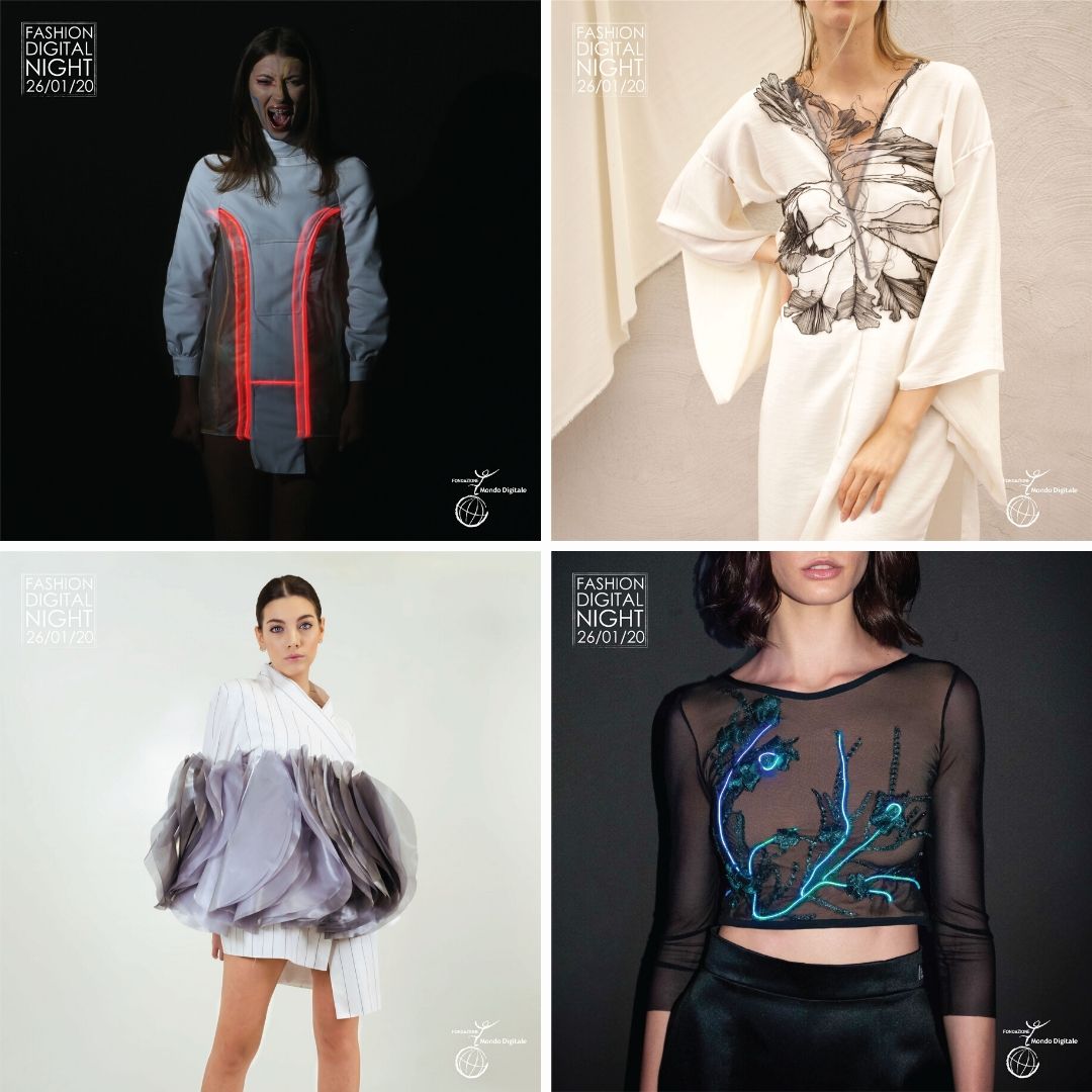 fmdigitale's tweet photo. #FashionDigitalNight @ALTAROMA
Nuovi progetti #DigitalFab #WearableTech #BioMaterial: Heart Beat | Black Botanical Garden | DressCoders | Geison | Obitech | Light Forward | Crystal dress | BT Shoulder Bag #ABANA @fablabfrosinone @fabricademy #dresscoders @biotico_eco @fablabesan https://t.co/CE69LpcuQJ
