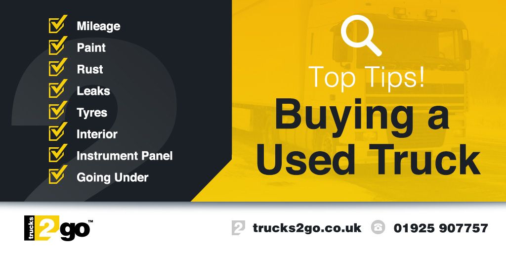 Todays top tips!

At trucks2go we love to find the perfect truck for you. Here are a few things you should consider when buying a used truck.

Find your perfect used truck today at >> buff.ly/36DfSza