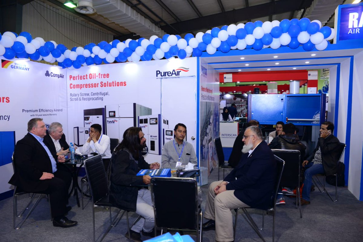 airguru1's tweet image. A special #Thanks to GERRY HUTCHISON (Aftermarket Sales Manager) and CHRIS MATHEWS (Maintenance Manager) from #CompAir. Both was available at #Gtex Exhibition Held at #Karachi Expo Center for inquiries and after sale services with our #Rastgar Air Compressors Team