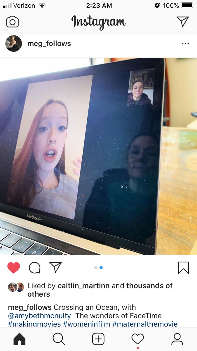 zendergarten's tweet photo. Megan follows talking with AB. She also needs to clean her screen. 😉🥕🥕#renewannewithane https://t.co/4gCAaSWdz6