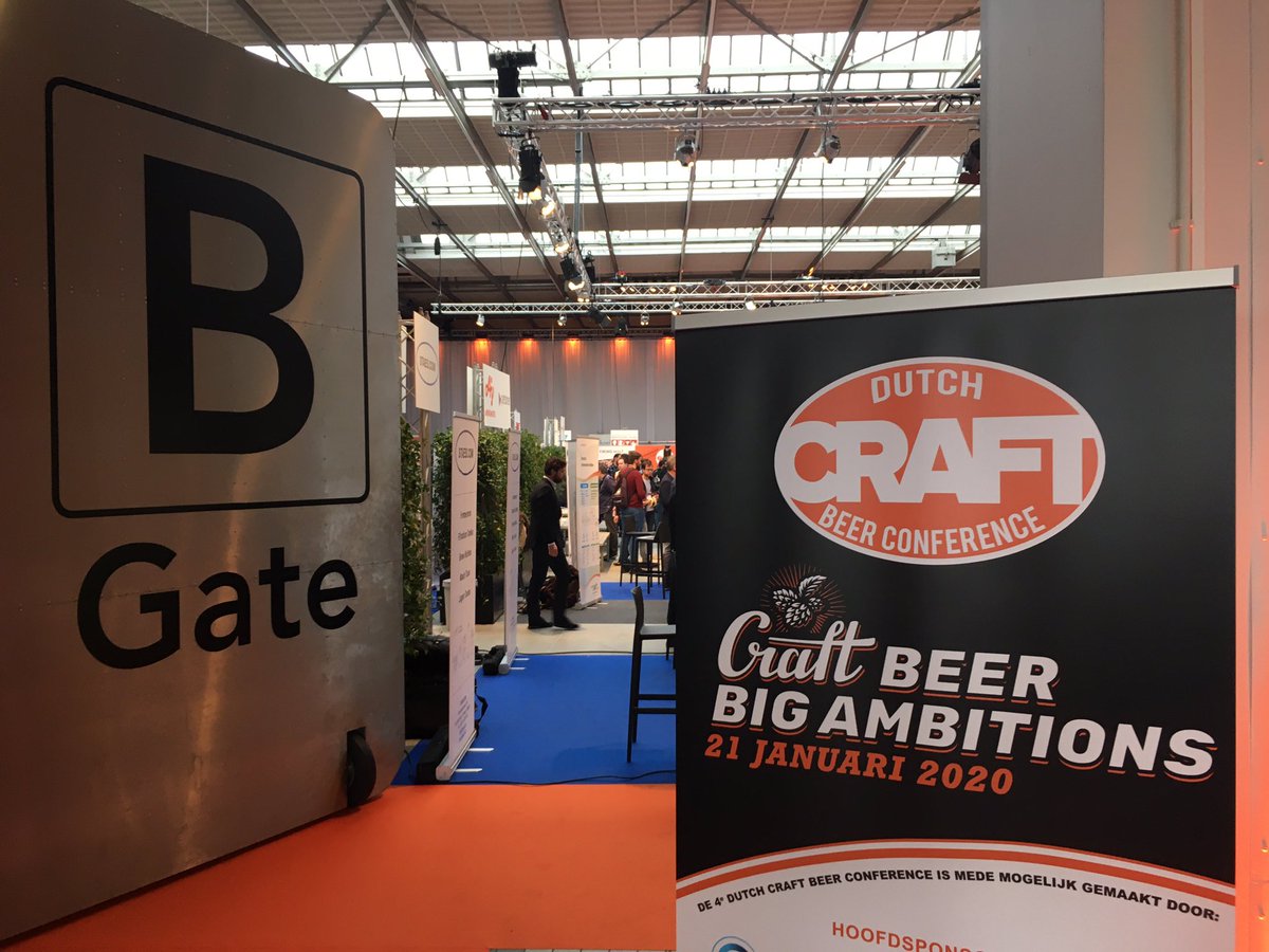 TastyTalesTV's tweet photo. Attending the @craftbrouwers  Dutch Craft Beer Conference today in @FokkerTerminal in The Hague. #DCBC2020 https://t.co/I3fJIcYKAl