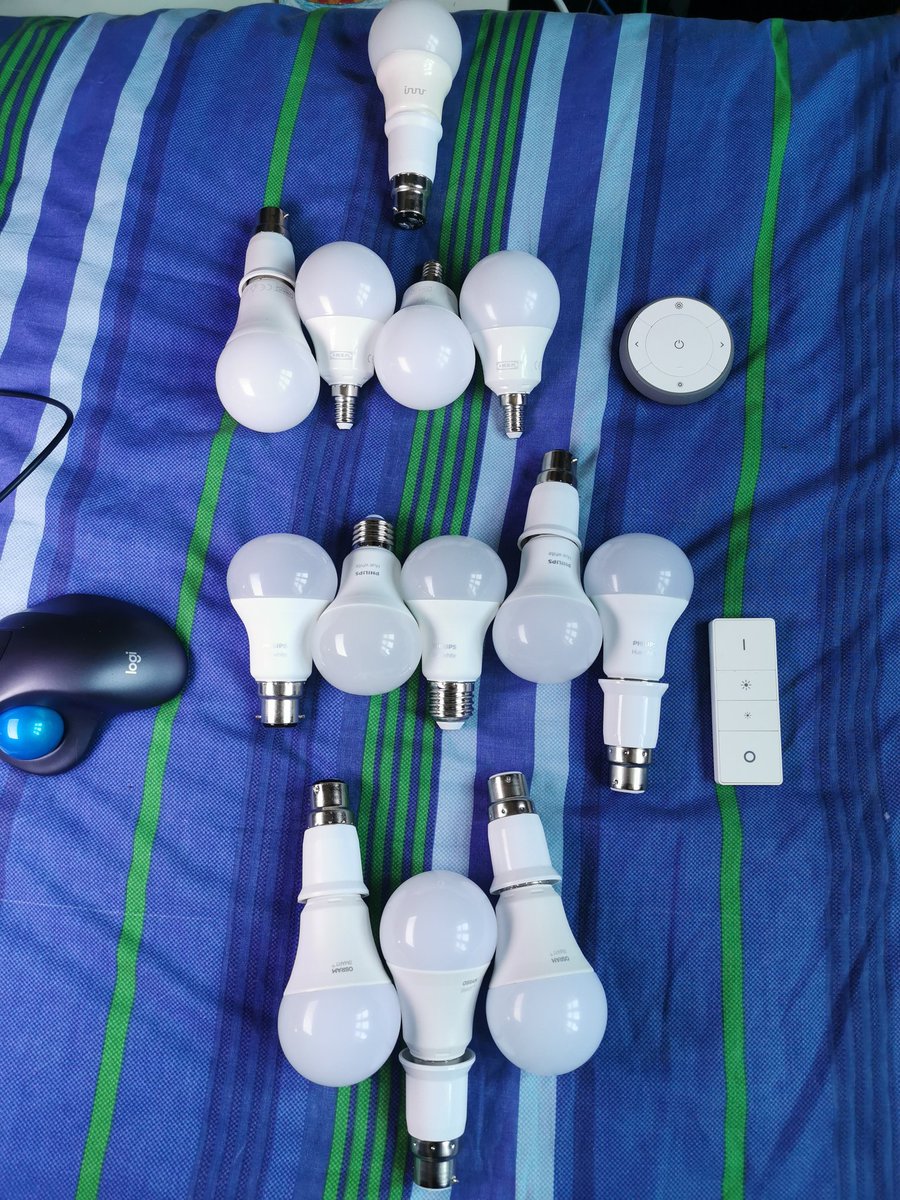 hasscasts's tweet image. Right. Time to put all bulbs (from 4 different manufacturers) on #zigbee2mqtt :-)