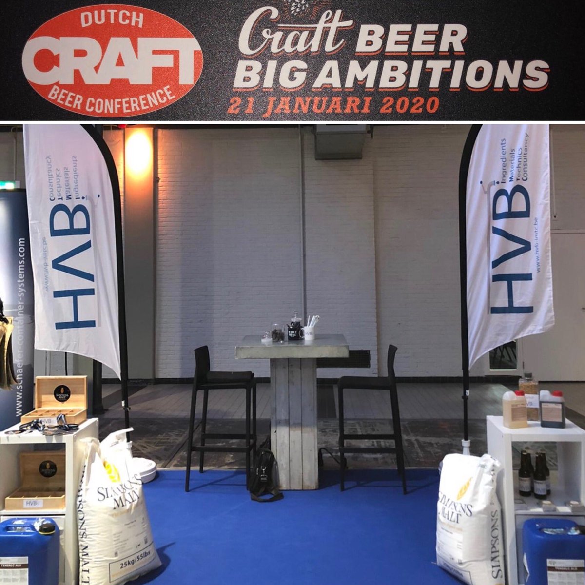 SimpsonsMalt's tweet photo. Great to be in attendance at the @craftbrouwers Dutch Craft Beer Conference in The Hague with our Dutch 🇳🇱 and Belgian 🇧🇪 distributor HVB-IMTC👌

👋 Come and say hi to us on the HVB-IMTC stand, where we’ll be throughout the day.

#DCBC2020
#HomeOfGoodMalt https://t.co/f2TvpAXZum