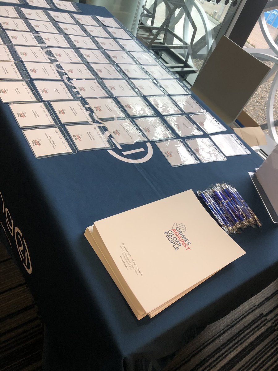 Housing21's tweet photo. We’re all set to welcome delegates to today’s event, Crimes Against Older People. Our Chief Executive, Bruce Moore, is kicking off the morning with a @DementiaFriends session 🤗 #CrimeSupport https://t.co/z0P4VMeu07