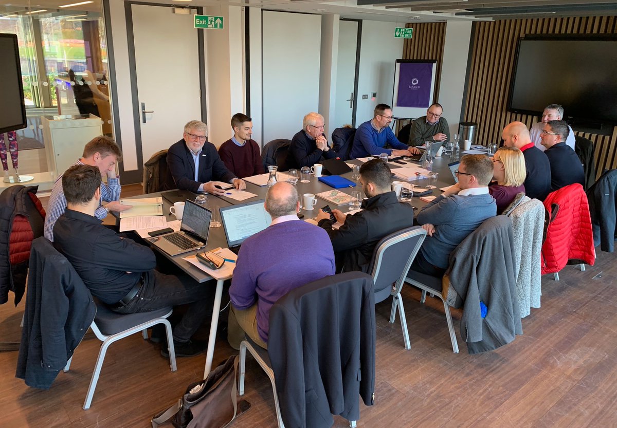 Joint meetings this morning with <a href="/SAPCA/">SAPCA</a> Technical Committee and BSI Technical Committee PRI/57, developing standards for #sports surfaces. sapca.org.uk #SAPCAQuality