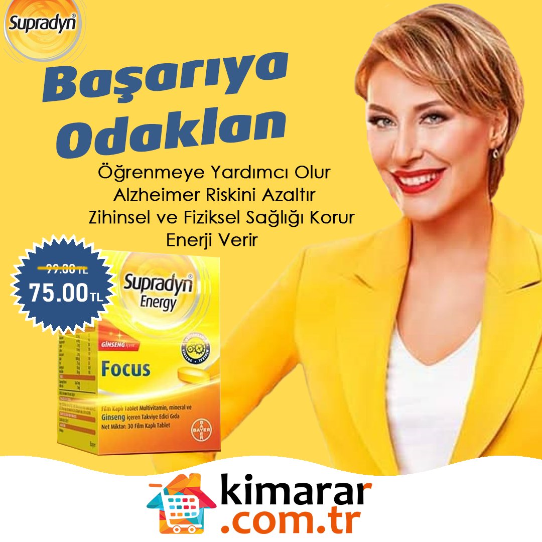 Supradyn Energy Focus 30 Tablet