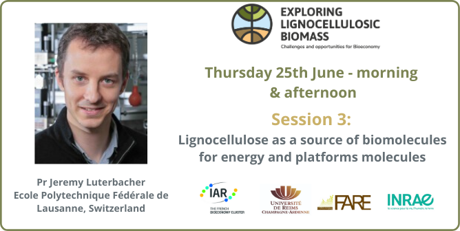 ExploreBiomass's tweet photo. Our third session will be chaired by @JLuterbacher from @EPFL_en on June 25th: Lignocellulose as a source of biomolecules for energy and platforms molecules.
Check this out on https://t.co/5dIcGYCldU
 #Bioeconomy #Biorefinery #Lignocellulose #Biomass https://t.co/AM09eVUZ0S