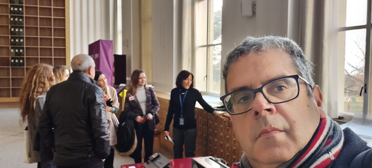 JesusTolmo's tweet photo. Gracias a Cristina y a la @UNOGLibrary por la maravillosa visita a sus instalaciones realizada a @FundacionCepaim y a los alumnos y profesorado de la clínica jurídica de @fderechomur en el marco de la #UPR35 sobre cumplimiento de #DDHH  a 🇪🇸 https://t.co/YR3VyjkoDT