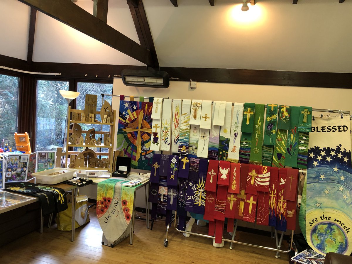 JulietHemingray's tweet image. Today we are displaying our textiles at Ridley Hall College Cambridge. 10 suppliers here today. Do come and visit until 4pm
