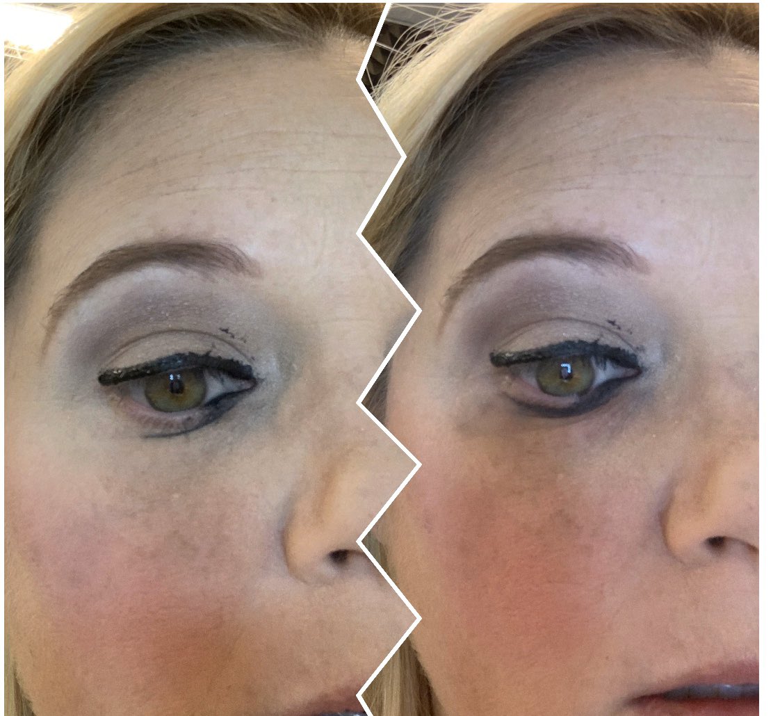 jackiefell's tweet photo. Why I nearly missed my first live shot today— my first time doing makeup. Oh my gosh the more I tried to fix it, the worse it got. 🙆🏼♀️ #fellfail https://t.co/zVf5K1v8Qj