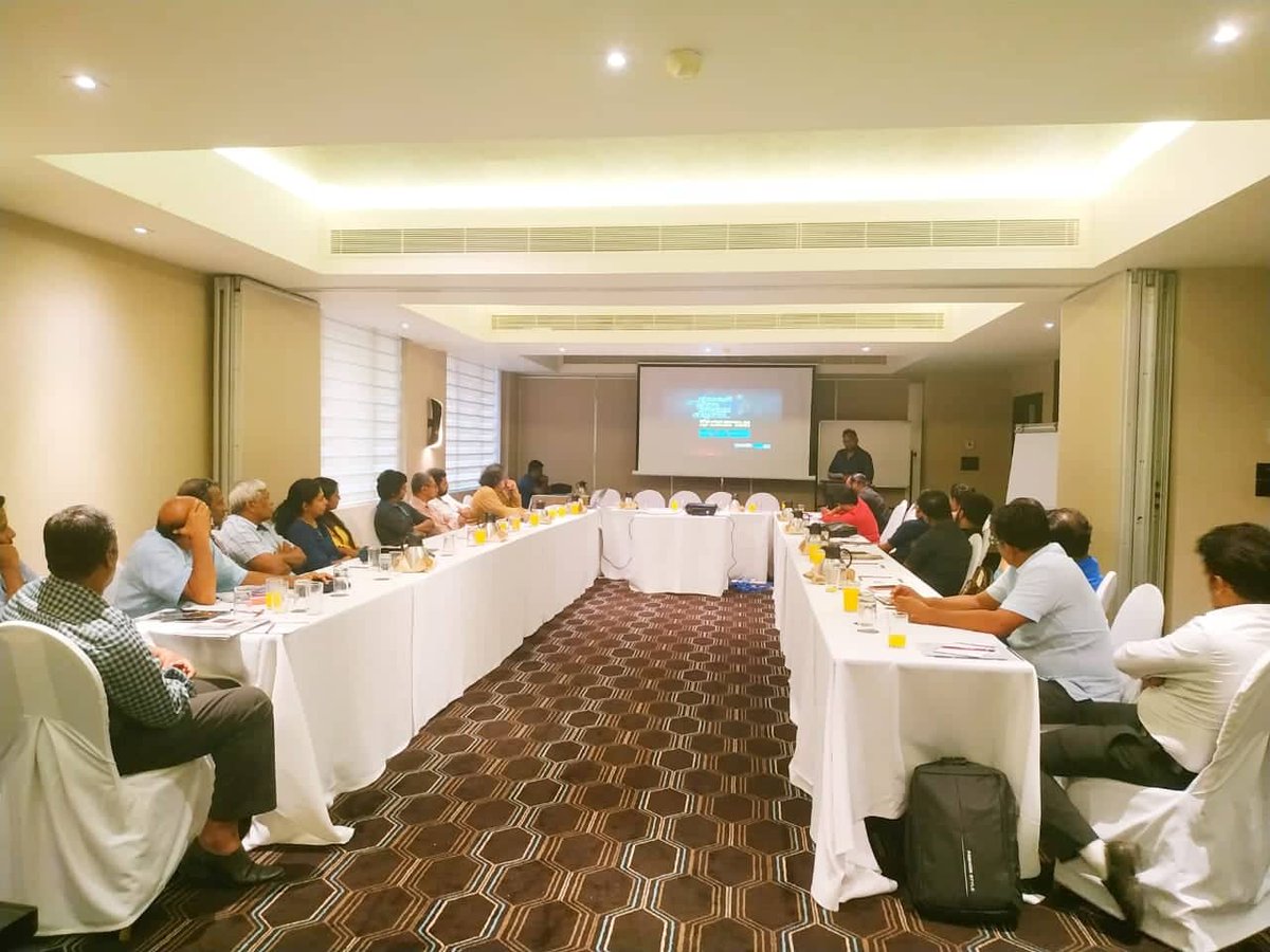 RNDemocracy's tweet photo. An open look at the role of #art and #culture in civil society endeavours to promote #democracy &amp; #transitionaljutice in #lka Keynote speech followed by a panel discussion taking place currently in #Colombo https://t.co/CqDnWvad7x
