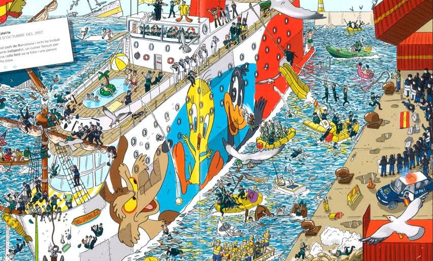 Por favor, que nadie vea estos dibujos por los que ha sido imputado Toni Galmés. Hay que impedir su difusión a toda costa.