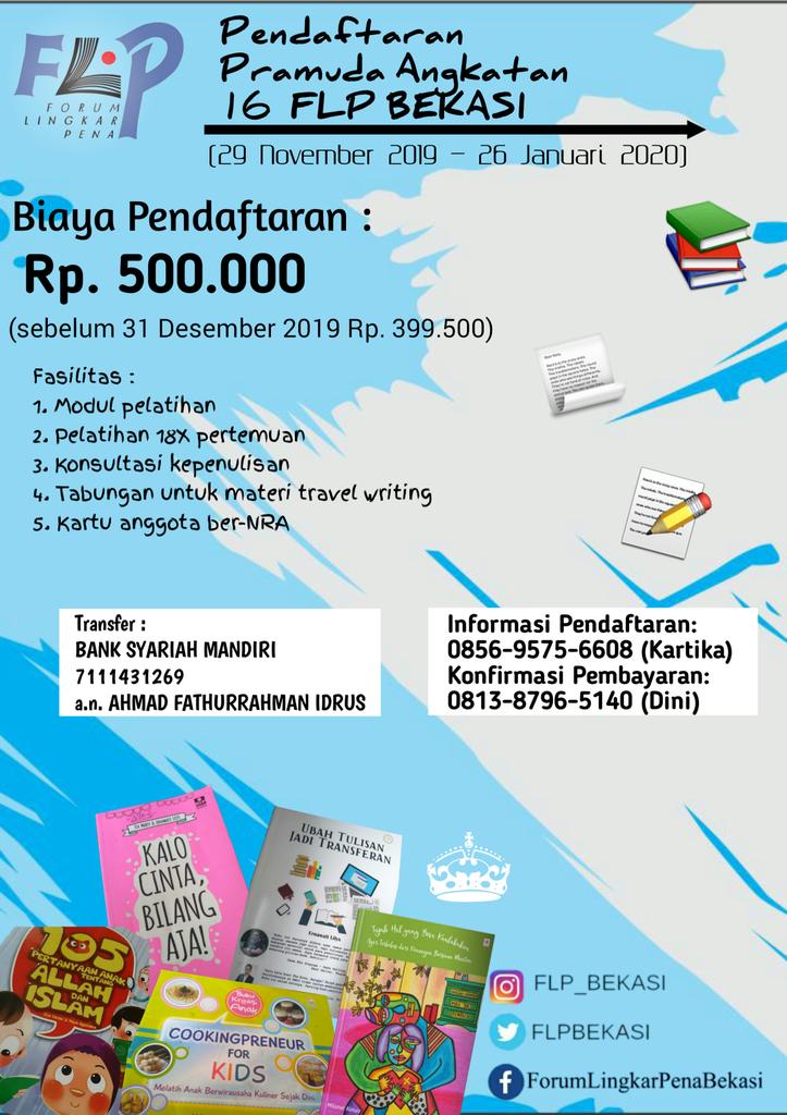 [Pendaftaran Pramuda 16]
Ayo segera daftarkan dirimu dan dapatkan banyak keuntungan menarik lainnya 😊