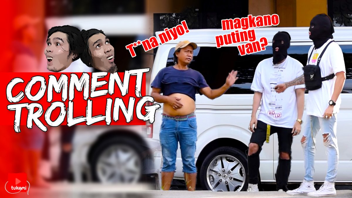 TukomiOfficial's tweet photo. Hohohooooy! Eto na! Pampa Good vibes sa malungkot na araw! ππ€ͺ
"Bumili ng Puting Van Ng Naka Itim na Mask!" | Comment Trolling
πhttps://t.co/YJ08x9AIic
isang RT para sa mga galit na napra-prank!!! π LezgoOo!!
#GoodVibesSquad #TukomiGoodVibes #TukomiCommentTrolling https://t.co/MLovQv9Tq1