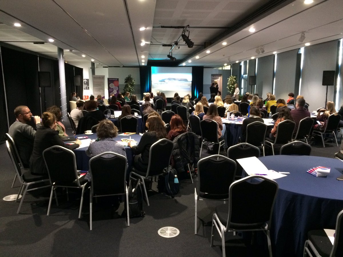 Second day in a new role at <a href="/efbd_impactlab/">The Environmental Futures & Big Data Impact Lab</a> supporting Exeter in realising its 2030 zero carbon goals and Kathryn White is on the stage at Women in Innovation explaining what the Impact Lab can do for your business. @KTNUK #WomenInnovate #innovation