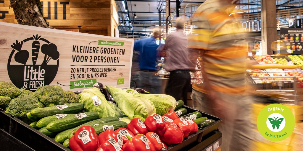 Smaller vegetables against food waste, a new organic concept in retail for small households. Visit our stand at the 
<a href="/Biobeurs/">Biokennisweek</a> to view the range #OrganicVegetables #StrongerTogether