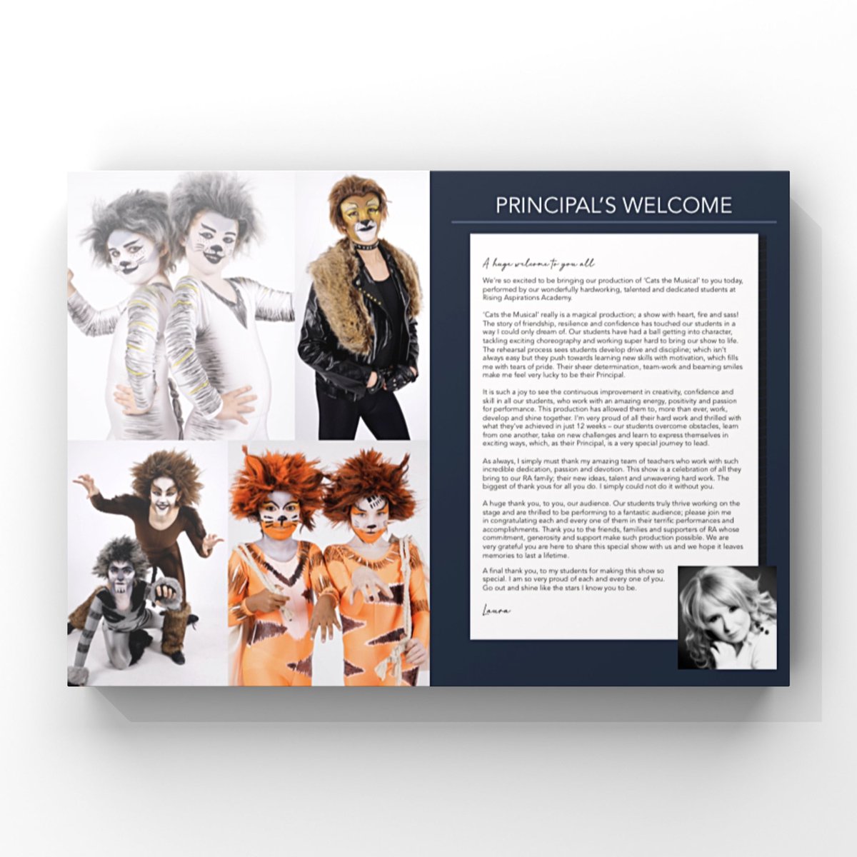 It was a pleasure to design and print the Official Programme for CATS The Musical, performed by the one and only @RisingAsp We are sure it was a spectacular show! 🎭
#theatreschool #performingarts #swindon #musicaltheatre #officialprogramme #print #design #graphicdesign