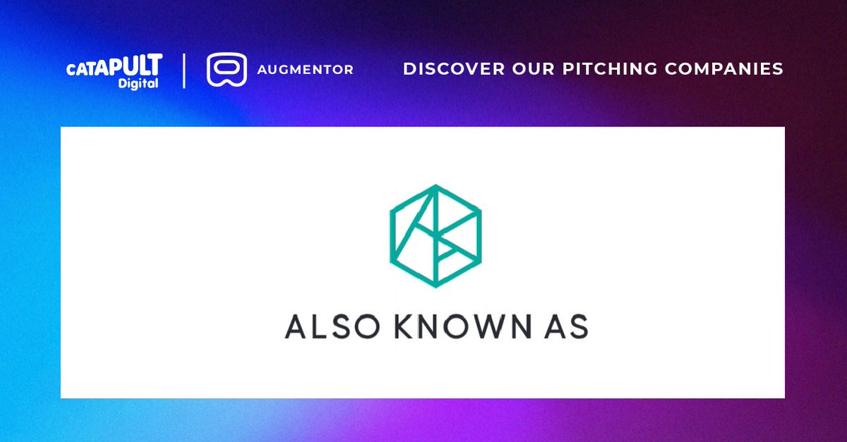 DigiCatapult's tweet photo. Discover our #Augmentor showcase companies.

💥Also Known As💥

@__AlsoKnownAs is an immersive storytelling, research and design studio. We tell real stories, in virtual worlds. https://t.co/3KGE8j168w
