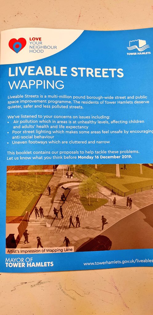 AbdalUllah's tweet photo. Great to speak with officers working on #LiveableStreets for #Wapping.
Excited about the future improvements to our neighbourhood. #weareWapping #GreenerWapping
@MayorJohnBiggs
@denisejones196 @WappingLondon @TowerHamletsNow https://t.co/lSEc9AQL56