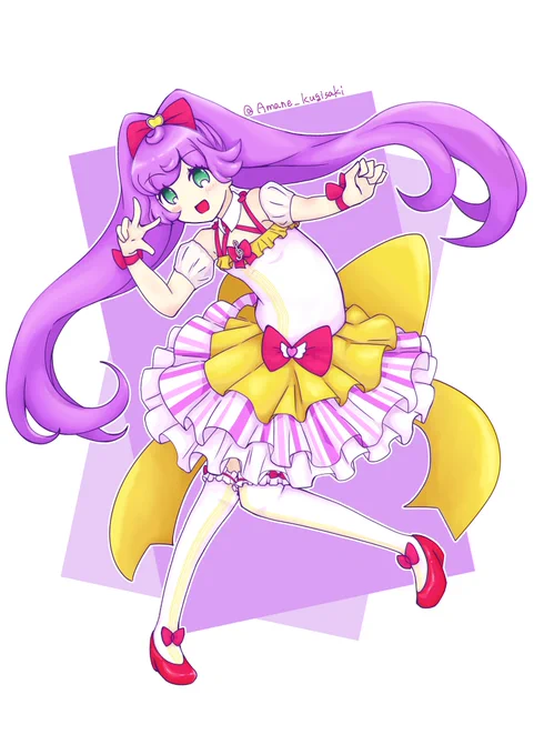 この前のらぁら塗り直し。ちょっと可愛くなったかも#プリパラ#真中らぁら 