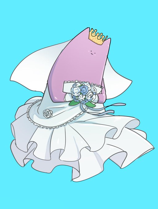 「closed mouth wedding dress」 illustration images(Oldest)