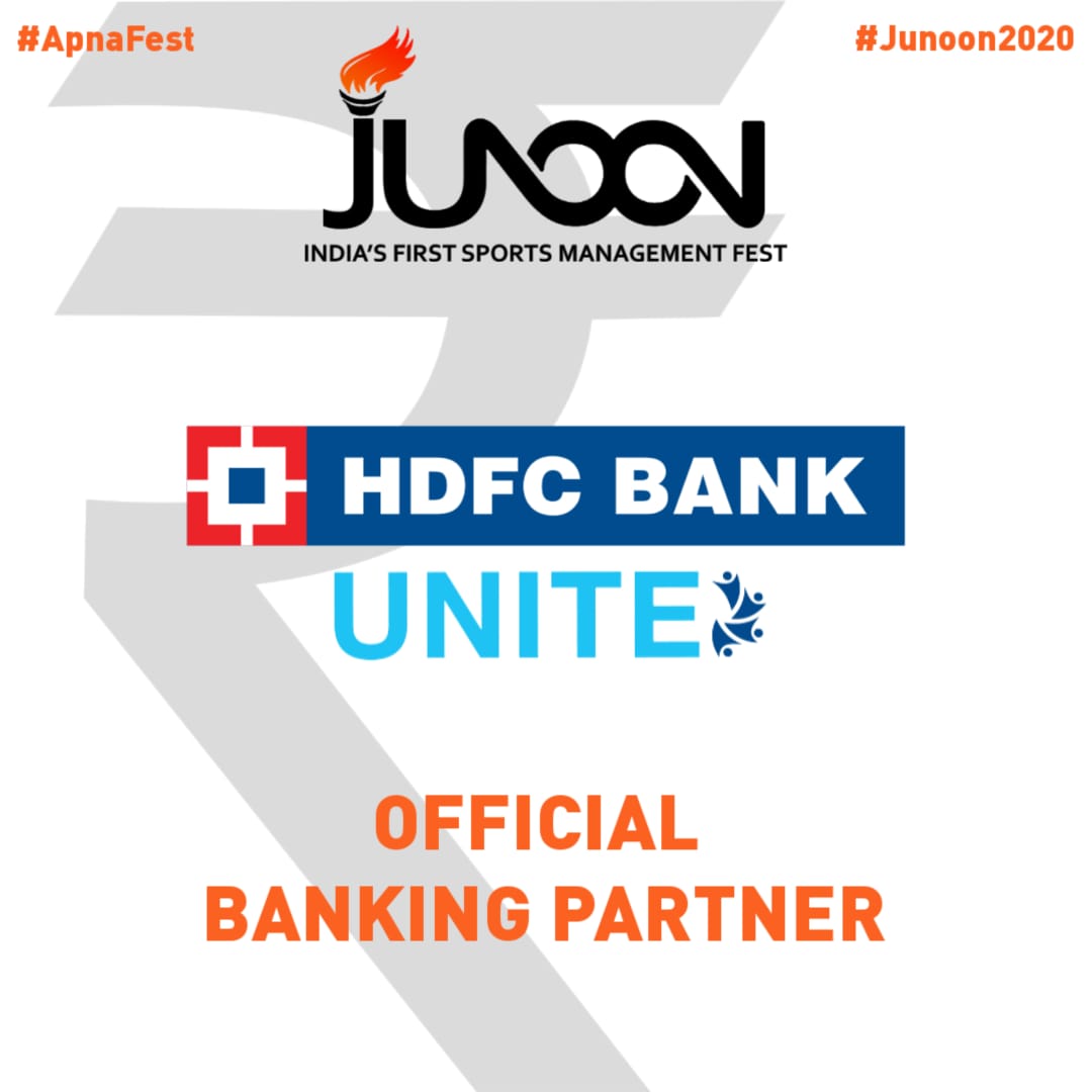 junoonsportfest's tweet photo. We would like to welcome onboard our Official Banking Partner and Indian leading private sector bank - @HDFC_Bank  UNITE🤝🏦

Welcome to our family ✨🎉

#Junoon2020 #ApnaFest #Banking #Partner @info_iism https://t.co/xLxtYQ0LrX