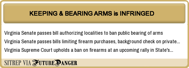 FD_LibertyAlert's tweet image. FutureDanger Indicator: KEEPING &amp;amp; BEARING ARMS is INFRINGED
HeatMap Column 1&amp;gt; futuredanger.com/i/250
 #WeWillNotDisarm #2AFight