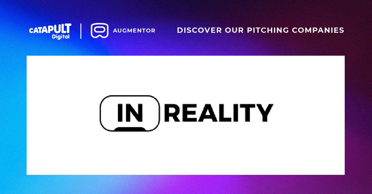 DigiCatapult's tweet photo. Discover our companies pitching at the #Augmentor Investor and Executive Showcase.

💥 IN Reality💥

@InRealityLtd specialises in virtual reality training systems. https://t.co/2FM70YEDHU