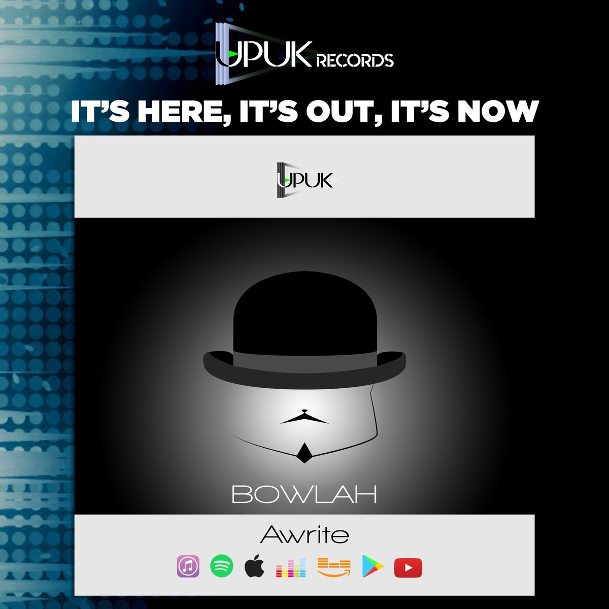 UpukR's tweet image. #upukr #newrelease #newreleasealert #newmusic #newmmusicalert
IT'S HERE, IT'S OUT, IT'S NOW
Bowlah - Awrite
HIT THE FANLINK &amp;amp; CHOOSE YOUR POISON
fanlink.to/Awrite-Bowlah
Smooth, Jazzy, House with a bit of Cockney thrown in for colour.
HAVE A LISTEN AND LET US KNOW WHAT YOU THINK.