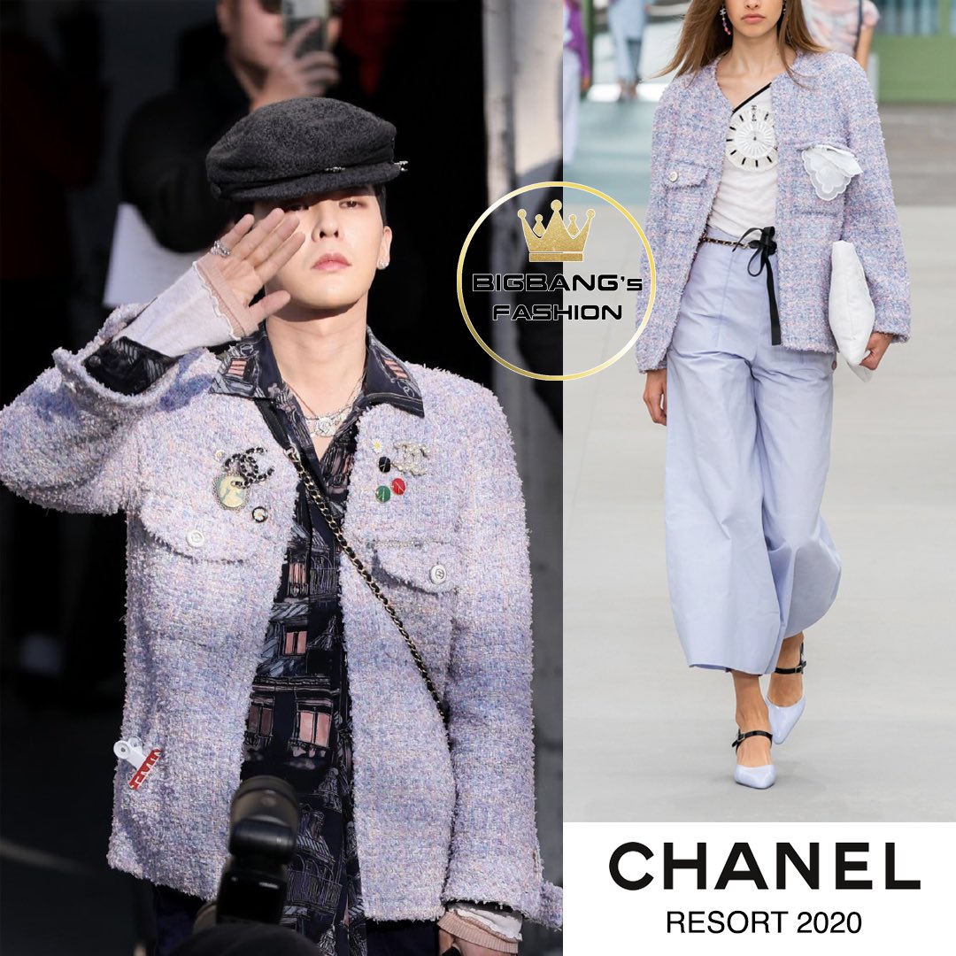 Bigbang Fashion On Twitter Gdragonxchanel G Dragon Wearing