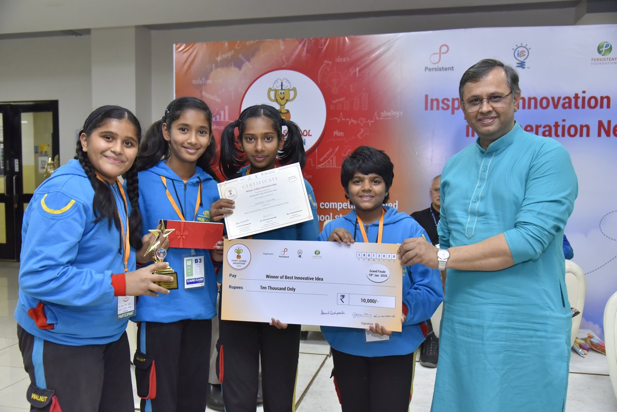 Persistentsys's tweet image. Launching... Pilot Edition! #SmartSchoolHackathon 
In collaboration with @i4CIndia we had a great time with delegates @Persistentsys. #SSH2020 #TechIsFun #LittleInventors #Hackathon