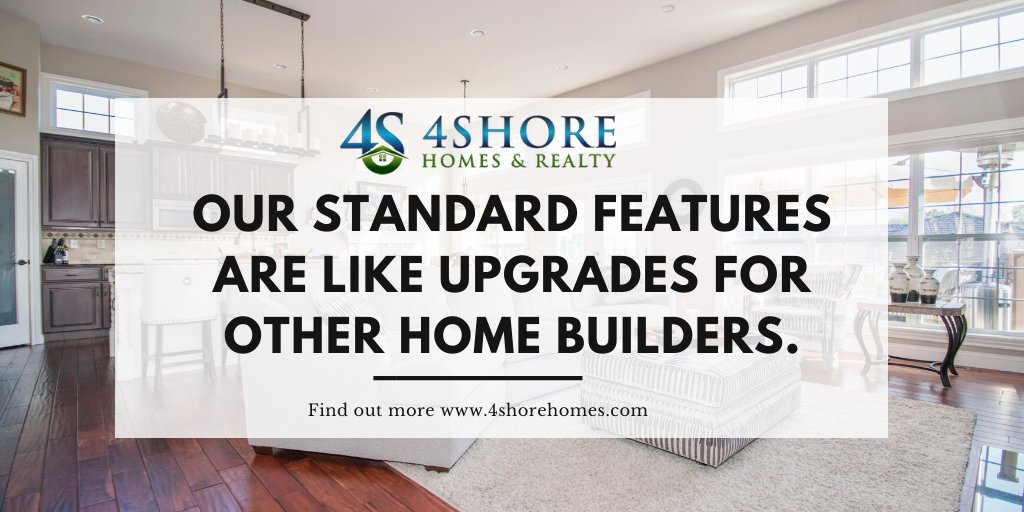 4ShoreHomes's tweet image. 4Shore Homes and Realty offers an extensive list of standard features that may be considered upgrades for other builders.  bit.ly/2RGrQ5s

#4shorehomes #customhomes #upgradesavailable #delmarva #delmarvapeninsula