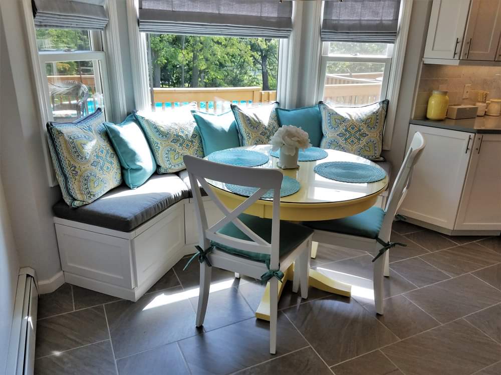 Window cushions done for happy customer! 
chiarielloupholstering.weebly.com