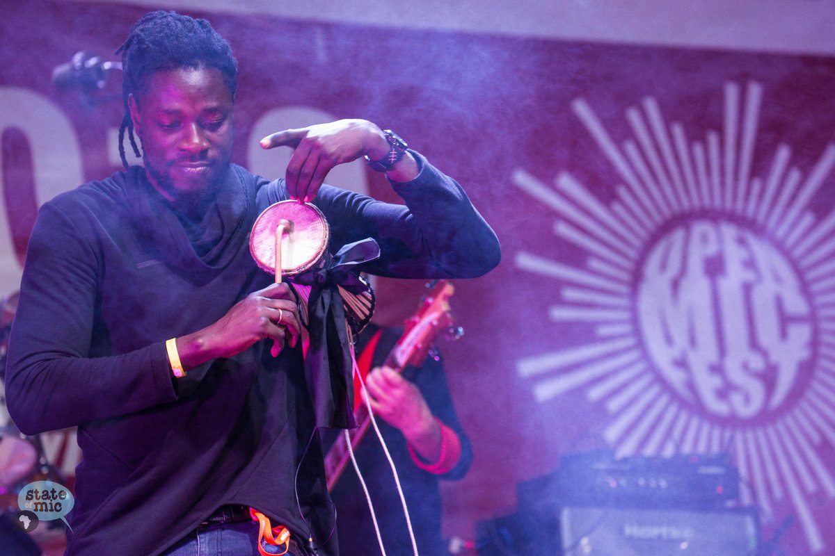 AfriCourage's tweet photo. Created especially for the festival, the Liberation Orchestra of Inverted Traditions delivered an outstanding performance during AfriCourage. It featured among others, Killa Ace, Journal Rappé duo Xuman and Keyti, Felwine Sarr, Sambou Suso... #TheGambia

Photos : @ALHAGIEMANKA https://t.co/vnpIHjVxwi