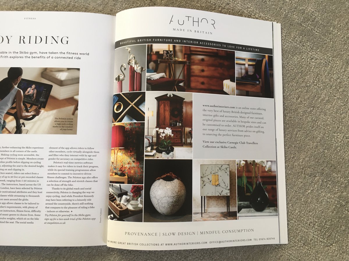 Author (@authorinteriors) on Twitter photo Delighted to have our Traveller's Collection in <a href="/skibo_castle/">Skibo Castle</a>'s magazine celebrating the 25th anniversary of The Carnegie Club. All pieces in the curated collection are handcrafted by skilled artisans across Britain. View the magazine here: carnegieclub.co.uk/magazine.html
#skibocastle Delighted to have our Traveller's Collection in <a href="/skibo_castle/">Skibo Castle</a>'s magazine celebrating the 25th anniversary of The Carnegie Club. All pieces in the curated collection are handcrafted by skilled artisans across Britain. View the magazine here: carnegieclub.co.uk/magazine.html
#skibocastle