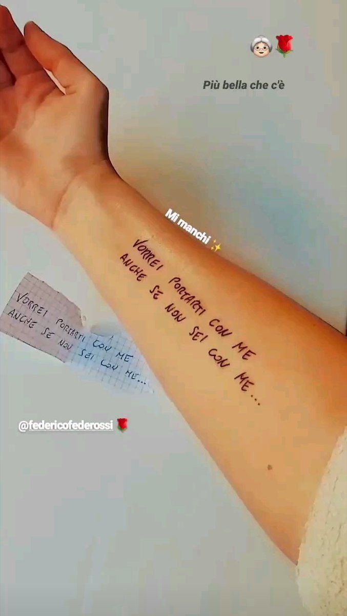 obsessedmads's tweet photo. Uno dei tatuaggi più importanti per me, mi manchi tanto nonna ✨
Grazie @fedefederossi 🌹 https://t.co/SLolA7p3Wj